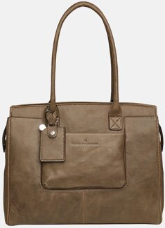 Castelijn & Beerens Carisma laptoptas 15.6 inch green Groen - No Size