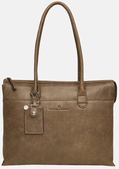 Castelijn & Beerens Carisma laptoptas 15.6 inch green Groen