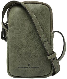 Castelijn & Beerens Carisma Phone Crossbody green damestas Groen - H 19 x B 11.5 x D 4 cm