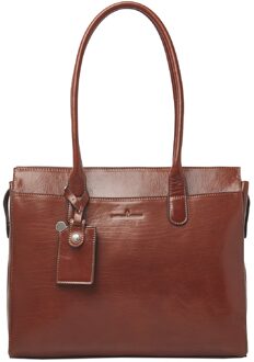 Castelijn & Beerens Gaucho Ellen laptoptas 15.6 inch cognac - 7827