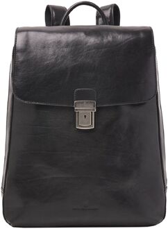 Castelijn & Beerens Gaucho Guus Laptop Backpack 15.6'' zwart - H 40 x B 31.5 x D 10 cm