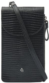 Castelijn & Beerens Giftbox Crossbody Phone Bag zwart - H 18 x B 10.5 x D 3.5
