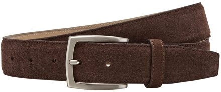 Castelijn & Beerens Heren riem suede 105 cm mocca