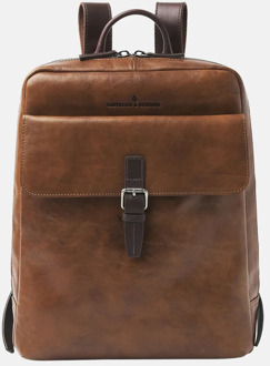 Castelijn & Beerens laptoprugzak 15.6 inch Natural Bruin - No Size