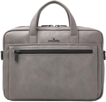 Castelijn & Beerens Nappa X Charlie Laptop / Tablet Tas 15,6'' grijs - H 30 x B 41 x D 14