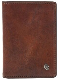 Castelijn & Beerens Rien Creditcard Etui 8 RFID cognac heren portemonnee - H 11 x B 7.5 x D 1.5 cm