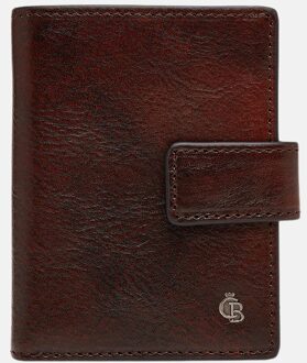 Castelijn & Beerens Rien Mini wallet 10 pasjes RFID | cognac - Cognac