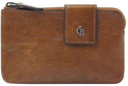 Castelijn & Beerens Rien RFID Sleuteletui natural Cognac - H 7 x B 11.7 x D 1.5 cm