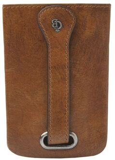 Castelijn & Beerens Rien Sleuteletui natural portemonnee Cognac - H 12 x B 9 x D 2 cm