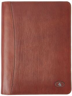 Castelijn & Beerens Schrijfmap Castelijn & Beerens Gaucho A4 Conference Folder Zip-Around cognac Bruin - H 34 x B 26 x D 3 cm