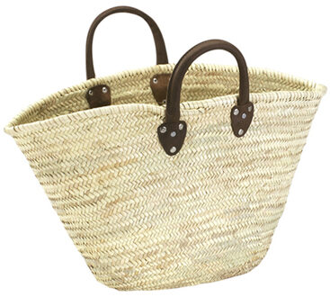 Castillo rieten strandtas of boodschappentas Honolulu Beige