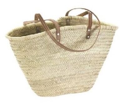 Castillo Rieten Strandtas Of Boodschappentas Long Beach Beige