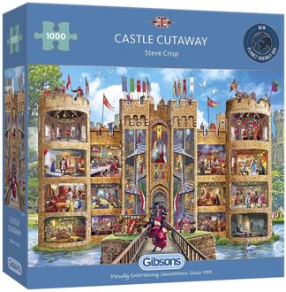 Castle Cutaway Puzzel 1000 Stukjes