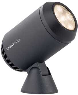 Castor 4 LED Prikspot - 3.5 Watt - 415 Lumen - 3000K warm wit - 12V - Kantelbaar - Tuinspot - IP67 Waterdicht - Antraciet