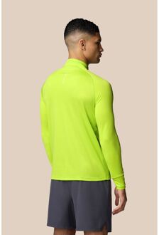 Castore Adapt 1/4 Zip Top Polyester Heren Groene Actieve T-Shirts - XL