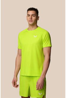 Castore Adapt T-Shirt Polyester Heren Groene Activewear T-Shirts - 2XL
