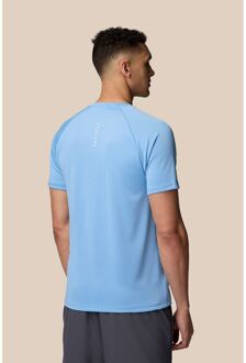 Castore Adapt Trainings T-Shirt Polyester Heren Blauw Actieve Kleding T-Shirts - maat M