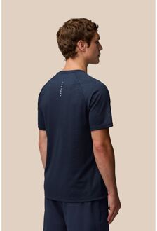 Castore Adapt Trainings T-Shirt Polyester Heren Blauw Actieve Rwear T-Shirts - maat 2XL Navy