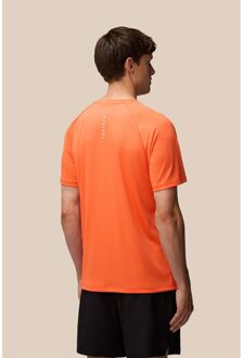 Castore Adapt Trainingsshirt Polyester Heren Oranje Activewear T-shirts - maat S