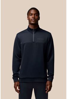 Castore Scuba 1/4 Zip Polyester Heren Blauw Sweatshirt - maat S Navy