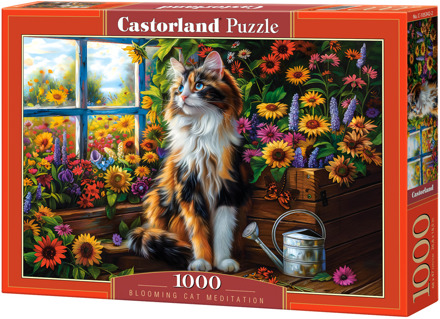 Castorland Blooming Cat Meditatio Puzzel (1000 stukjes)