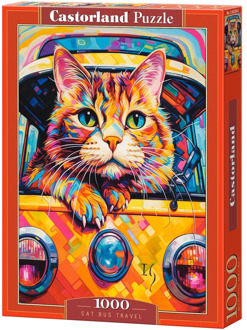 Castorland Cat Bus Travel Puzzel (1000 stukjes)