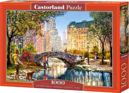 Castorland Evening Walk Through Central Park Puzzel (1000 stukjes)
