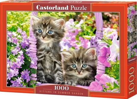 Castorland Kittens in Summer Garden Puzzel (1000 stukjes)