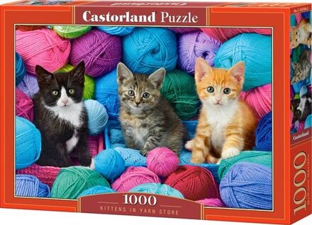 Castorland Kittens in Yarn Store Puzzel (1000 stukjes)
