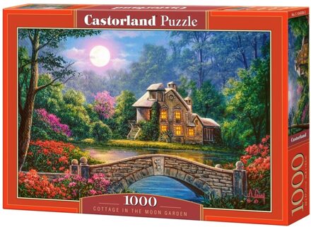 Castorland legpuzzel Cottage in the Moon Garden 1000 stukjes