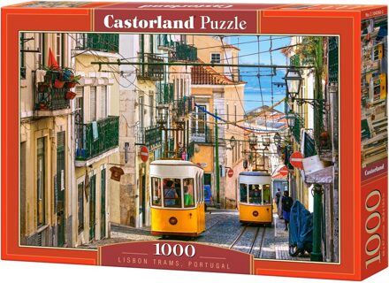 Castorland legpuzzel Lisbon Trams Portugal 1000 stukjes