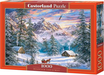 Castorland legpuzzel Mountain Christmas 1000 stukjes