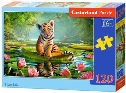 Castorland legpuzzel Tiger Lily 120 stukjes
