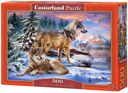 Castorland legpuzzel Wolfish Wonderland 500 stukjes