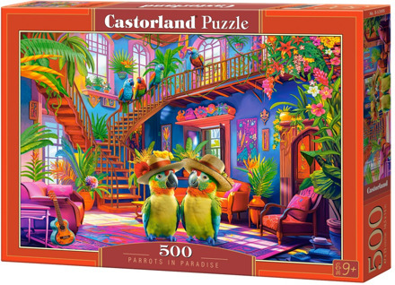 Castorland Parrots in Paradise Puzzel (500 stukjes)
