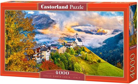 Castorland puzzel Colle Santa Lucia Italië - 4000 stukjes Multikleur