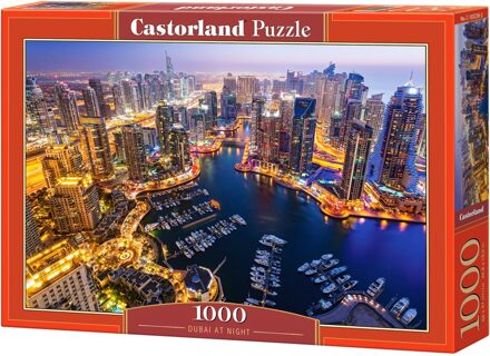 Castorland puzzel Dubai bij nacht - 1000 stukjes Multikleur
