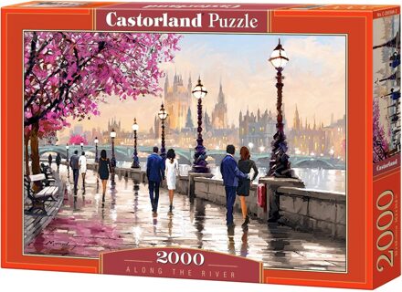Castorland puzzel langs de rivier - 2000 stukjes Multikleur