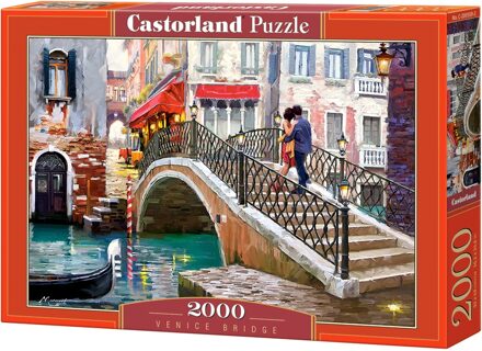 Castorland puzzel Venetië brug - 2000 stukjes Multikleur