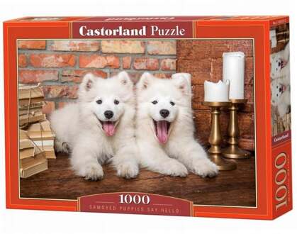 Castorland Samoyed Puppies Say Hello Puzzel (1000 stukjes)