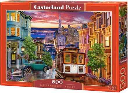 Castorland San Francisco Trolley - 500 stukjes