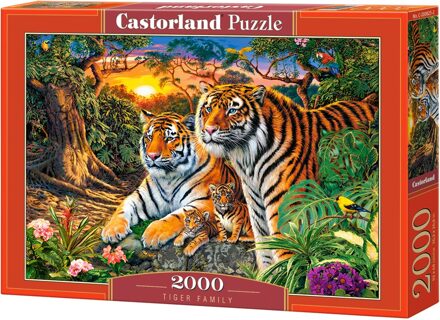 Castorland Tiger Family Puzzel (2000 stukjes)