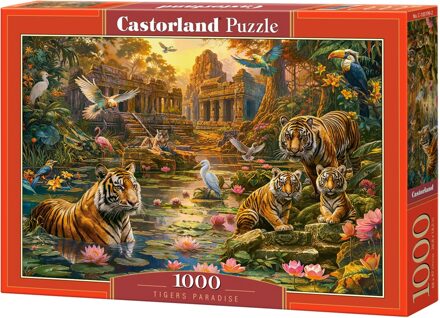 Castorland Tigers Paradise Puzzel (1000 stukjes)