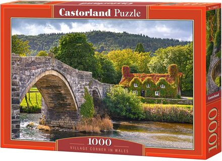 Castorland Village Corner in Wales Puzzel (1000 stukjes)