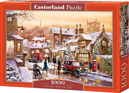 Castorland Vintage Winterland Puzzel (1000 stukjes)