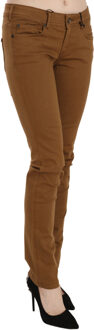 Casual Broek Model Pan70664 Bruin - 27 (Taille)