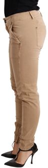 Casual Broeken Skinny Fit Bruin - 27 (Taille)