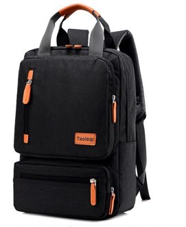 Casual Business 15.6-Inch Laptop Rugzak Man Luxe Tas Voor Mannen Anti-Diefstal Computer Rugzakken reistassen zwart