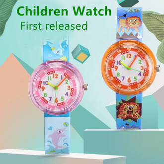 Casual children's watch candy multicolor cartoon animal student child watch girl boy clock small fresh sister cute kids watches