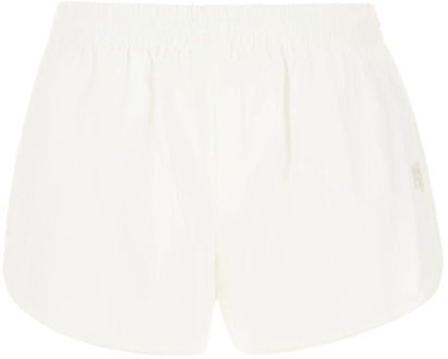 Casual Denim Shorts voor Vrouwen T by Alexander Wang , White , Dames